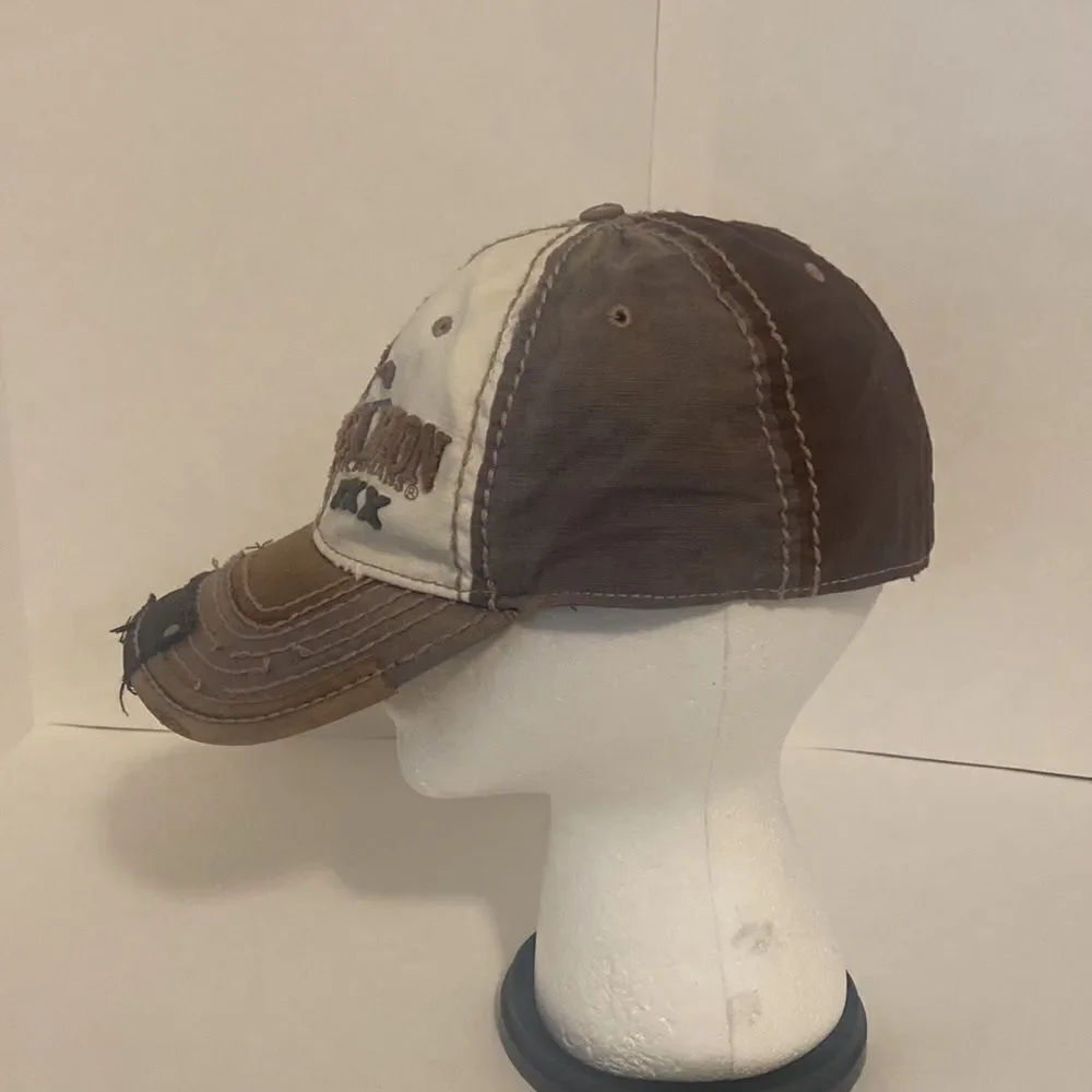 Rare Vintage The Buddah Raising Sun XXX True Religion Distressed Baseball‎ Hat.